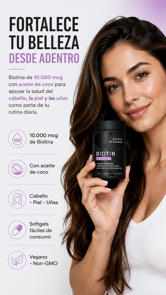 SUPLEMENTO DE BIOTINA SPORTS RESEARCH